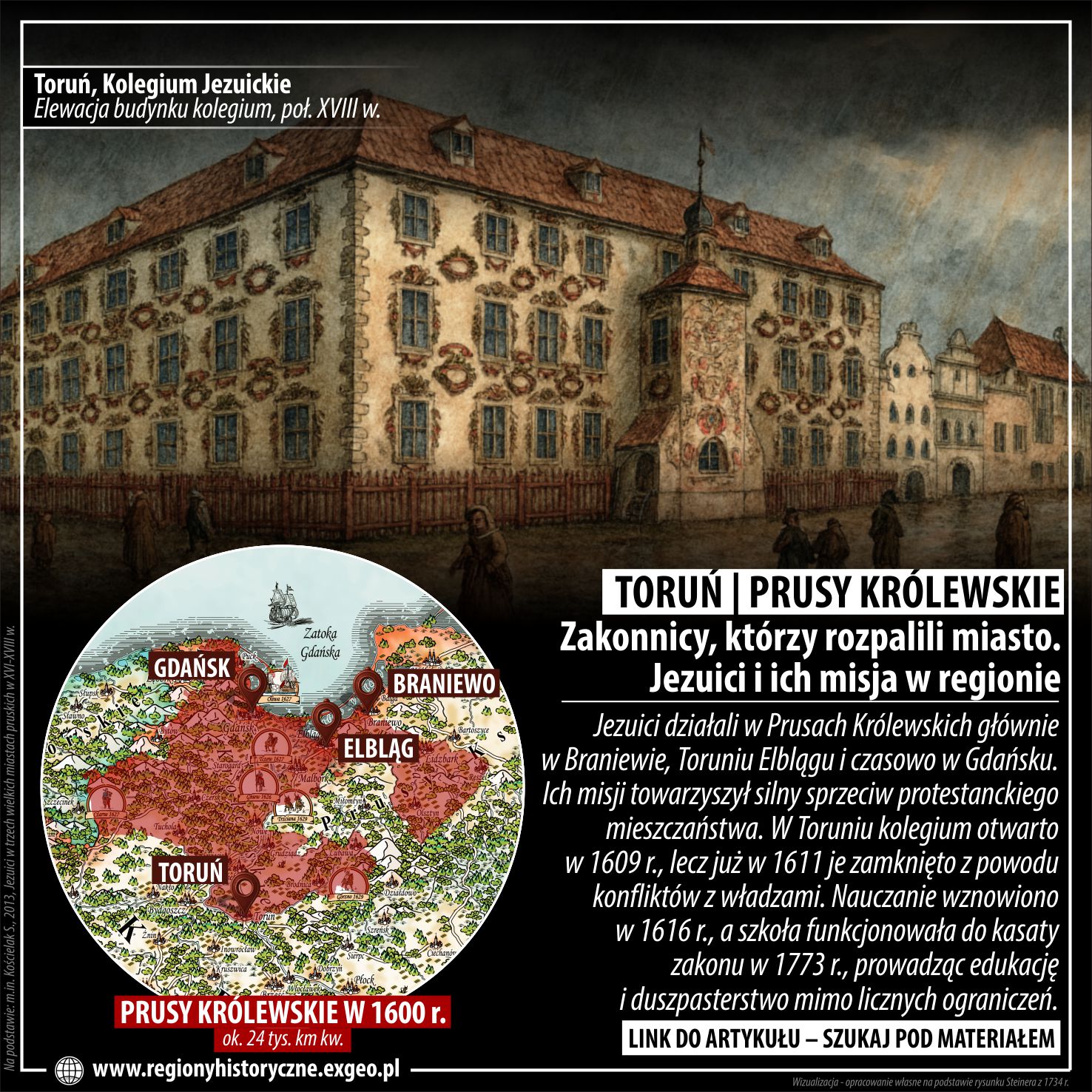 TORUŃ | PRUSY KRÓLEWSKIE | Zakonnicy, którzy rozpalili miasto. Jezuici i ich misja w regionie